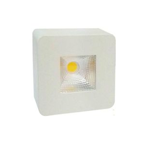 Spot Led 5W de Sobrepor Quadrado 3000K Amarela Luminatti