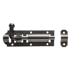 Ferrolho Redondo Epox Preto 4" Metalvi