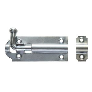Ferrolho Redondo Zincado Azul 3" Metalvi