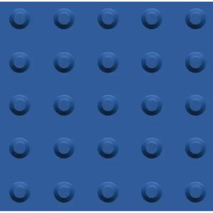 Piso Tátil Alerta 25x25cm Azul Kapazi