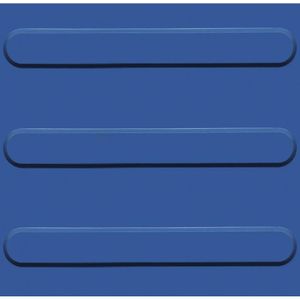 Piso Tátil Direcional 25x25m Azul Kapazi