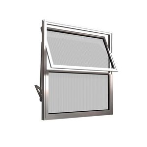 Janela Basculante 40x40 Vidro Canelado Natural Quality Esquadria
