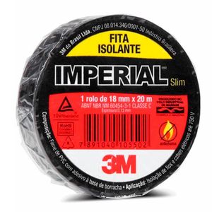 Fita Isolante 18mmX20m Imperial Slim 3M do Brasil