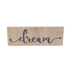 Caixa Luminosa Madeira Dream Marrom Urban