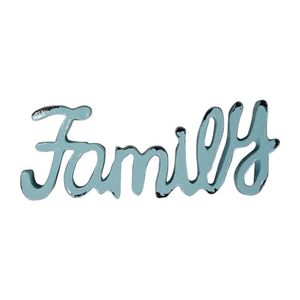 Letras Decorativas Metal Family Azul - Urban