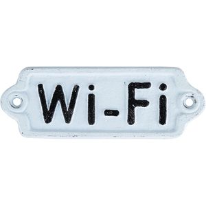 Placa de Ferro Wi-Fi Branco Urban