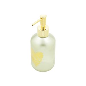 Dispenser para Sabonete Vidro 250ml Gold Heart Urban