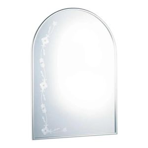 Espelho 5410 46x65,5cm Para Banheiro Floral Natural Cris Metal