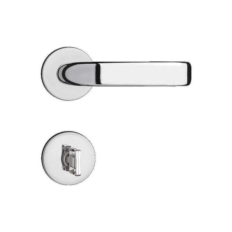Fechadura-Cromada-para-Banheiro-Roseta-Redonda-Inox-Pado