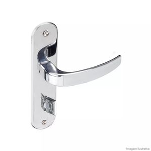 Fechadura 929/80 Vic para Banheiro Cromada Espelhada Pado