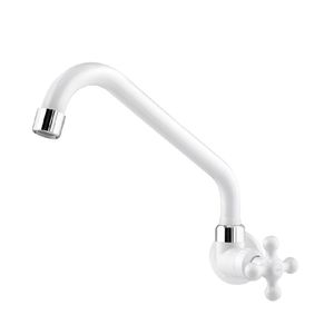 Torneira De Parede Para Cozinha Marujá Bica Longa 3/4 Branca Viqua