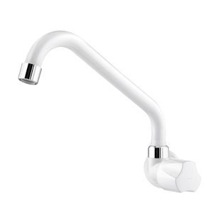 Torneira De Parede Para Cozinha Foz Bica Longa 3/4 Branca Viqua