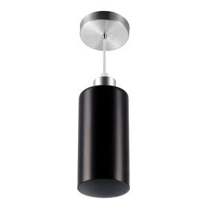 Pendente de Vidro 8852 Escovado 1XE27 Preto Blumenau