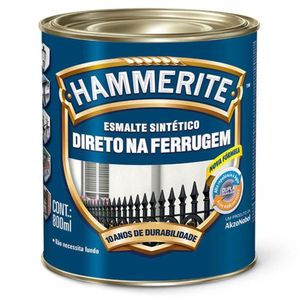 Esmalte Sintético Hammerite Antiferrugem Branco Neve 0,8L Coral