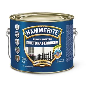 Esmalte Sintético Hammerite Antiferrugem Branco 2,4L Coral