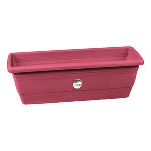 Floreira para Jardim Plástico 50cm Bordô Primafer