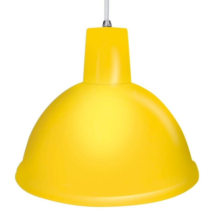 Pendente-Design-Amarelo-com-Luz-Amarela-Taschibra