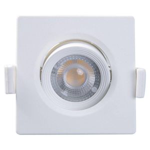 Spot Led 3W de Embutir Quadrado MR11 6500K Taschibra