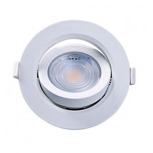 Spot Led 5W de Embutir Redondo Alltop MR16 3000K Amarela Taschibra