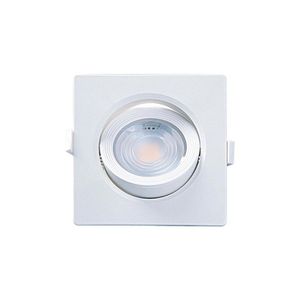 Spot Led 7W de Embutir Quadrado Alltop Alltop Par 20 3000K Amarela Taschibra