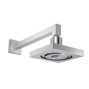 Chuveiro com Tubo de Parede Acqua Plus Quadratta Cromado Deca
