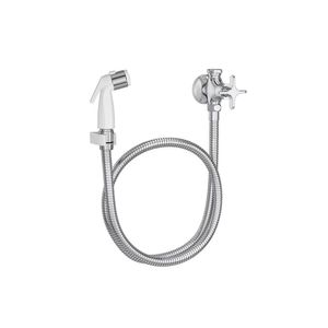 Ducha Higiênica com Registro e Derivação Gatiho BR Flex Cromada Deca