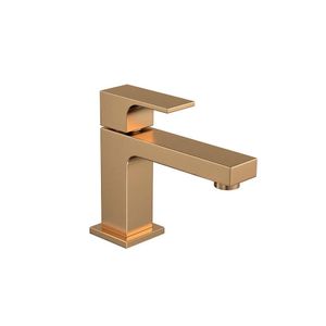 Torneira De Mesa Para Lavatório Bica Baixa Unic Gold Matte Deca