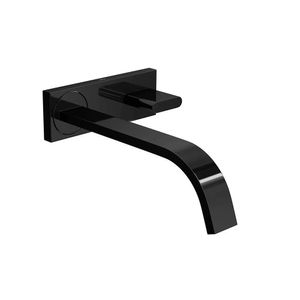 Torneira De Parede Para Lavatório Com Chapa Polo Black Noir Deca