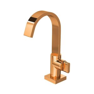 Torneira De Mesa Para Lavatório Bica Alta Polo Red Gold Deca