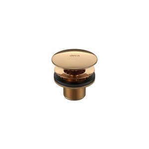 Válvula de Escoamento para Lavatório de Metal Red Gold Redonda Deca