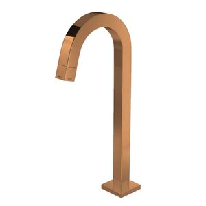Torneira De Mesa Para Lavatório Bica Alta Tube Red Gold Deca