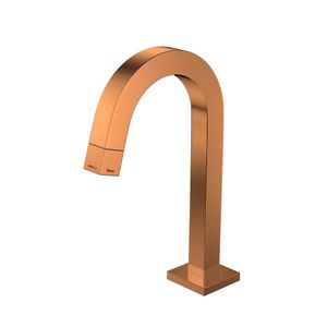 Torneira De Mesa Para Lavatório Bica Baixa Tube Red Gold Deca
