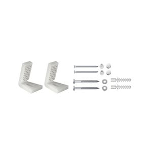 Conjunto de Fixação Lateral para Bacias e Bidês Cubo/Duomo Cromado Deca