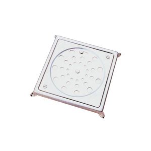 Grelha para Ralo Quadrada Aço Inox 10x10cm Jackwal