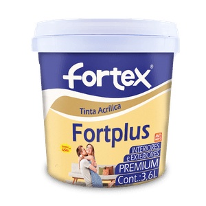 Tinta Fortplus Palha Semibrilho 3,6L Fortex