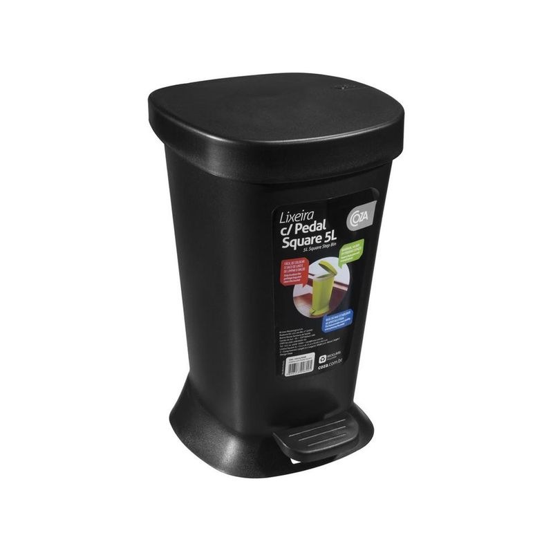 Lixeira-com-Pedal-com-Tampa-Preto-5L---Coza-Square