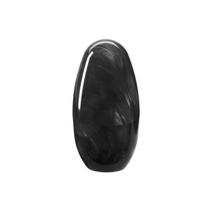 Porta Escova com Tampa Spoom Mármore Preto Coza