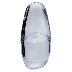 Porta Escova com Tampa Spoom Cristal Coza
