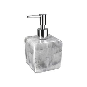 Porta Sabonete Líquido Cube Mármore Branco Coza
