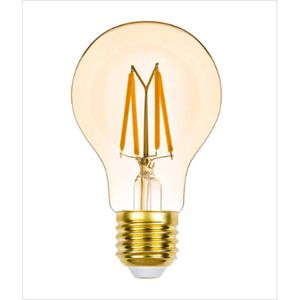 Lâmpada Led Bulbo 4W Vintage Filamento Dimerizável 2400K Amarela Stella