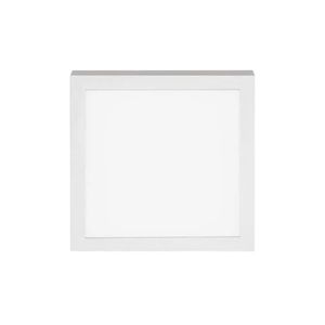 Painel de Led Sobrepor 24W Quadrado 3000K Amarela Stella