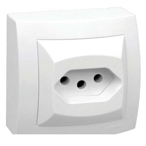 Tomada 2P+T 20A PB Branco Sistema X Pial