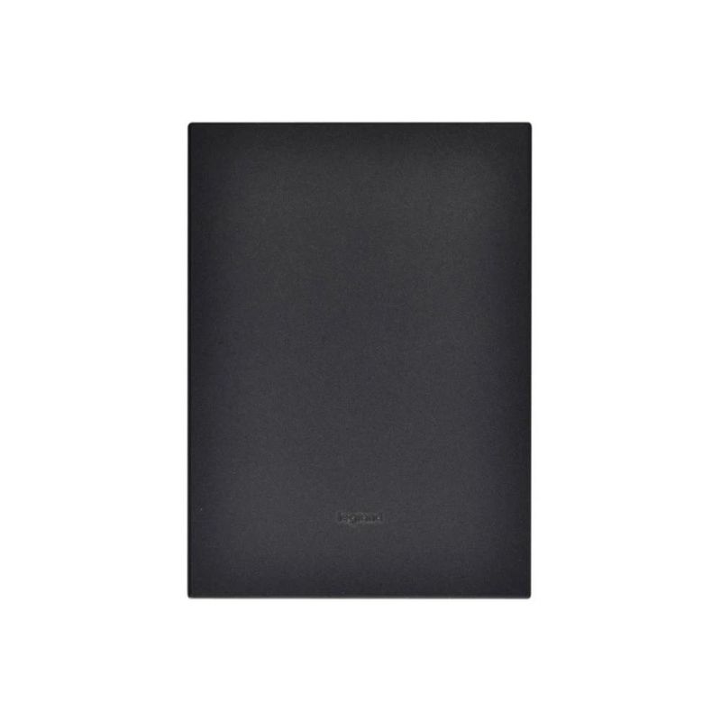 Placa-Cega-4x2cm-Grafite-Arteor-Pial-Legrand