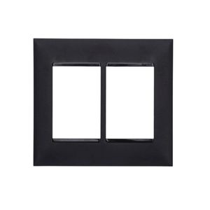 Placa 3P + 3P Preto Pial Plus Legrand