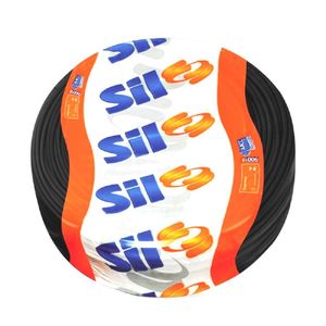 Cabo Flexivel de Energia 1,5mm X 100m Preto Sil