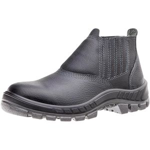 Bota de Couro e Elástico Número 40 Preta Marluvas