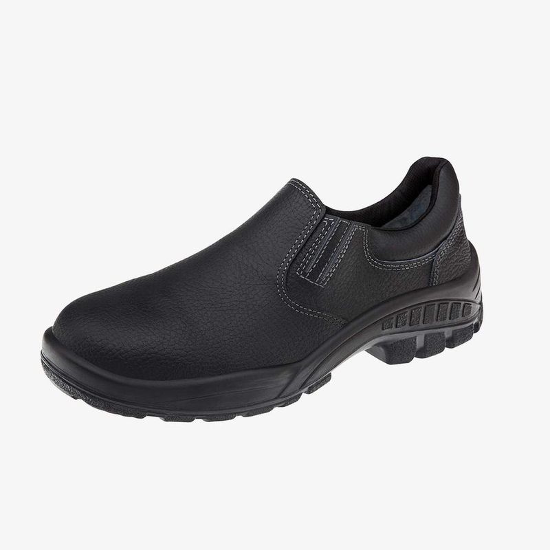Tenis-de-Elastico-Couro-Preto-N°-38-com-Bico-de-Aco-Marluvas