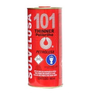 Solvente Solvelusa Thinner Polibrilho 101 0,9L Petrolusa