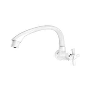 Torneira De Parede Para Cozinha 1/2 E 3/4 Horizontal Orbe Branca Tigre