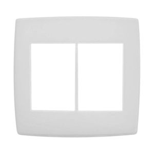 Placa Cega 4x4 3+3P Juntos Branco Zeffia Pial